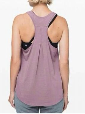 lululemon athletica Mauve Racerback Tank Top size 6